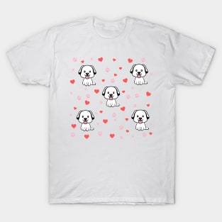 Cute Doggie & Puppies Lover T-Shirt